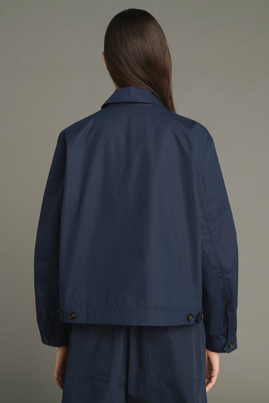 Jared Jacket - Navy - Cotton - Women