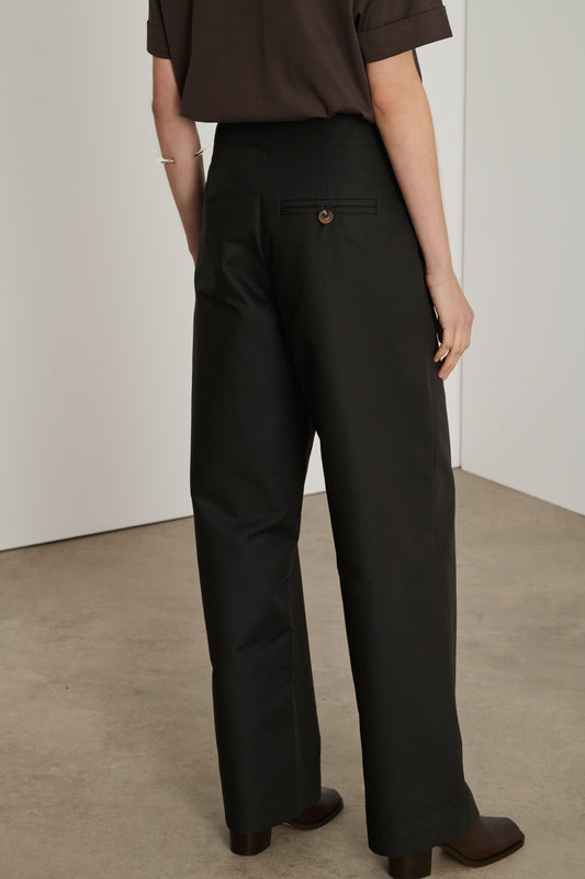 Blair trousers - Charcoal - Cotton - Women