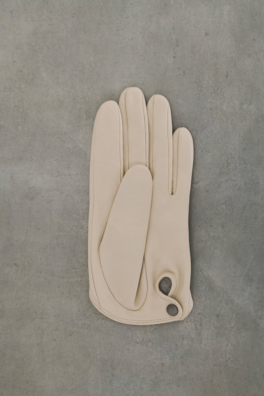 Bellem Gloves - Ivory - Leather - Women
