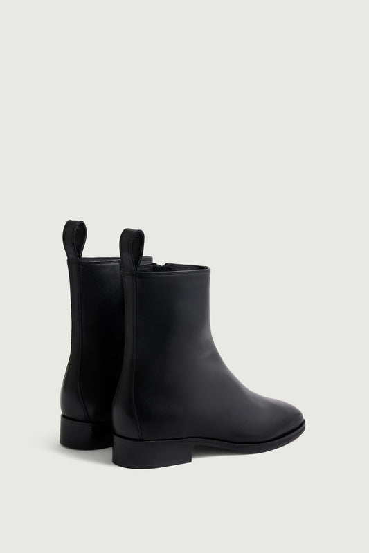 Bottines West - Noir - Cuir - Femme