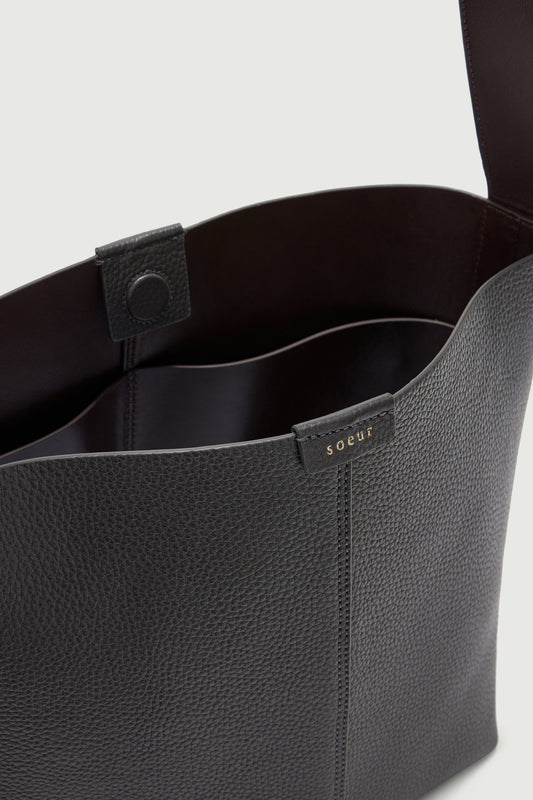 Saudade Mini bag – Steel – Leather – Women