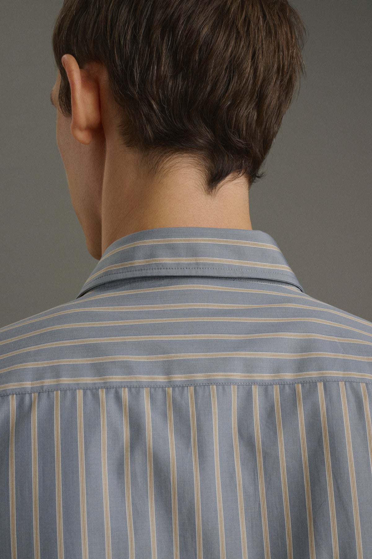 Shirt Glenn - Charcoal/Bronze - Cotton - Men vue 6