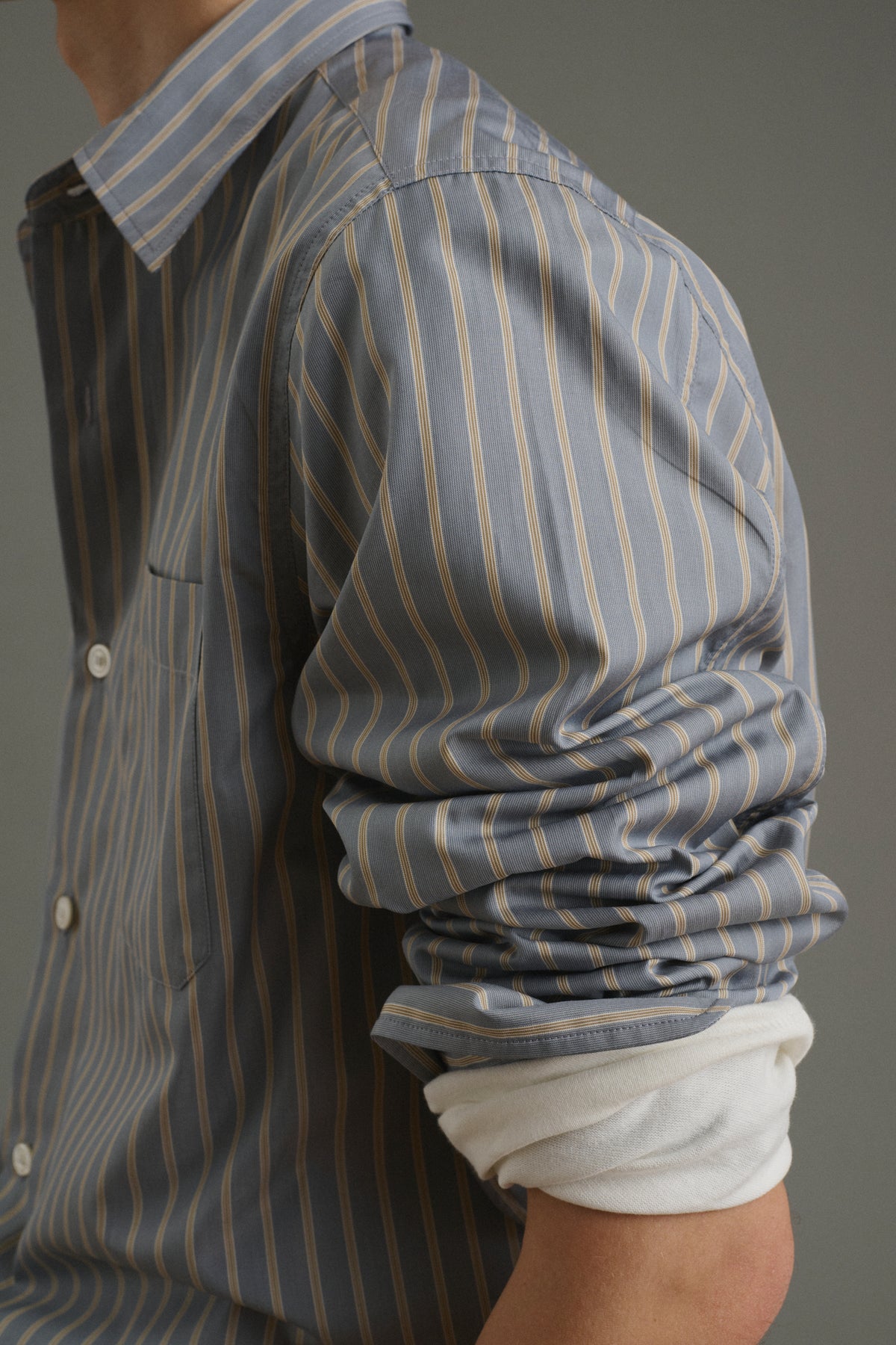 Shirt Glenn - Charcoal/Bronze - Cotton - Men vue 2