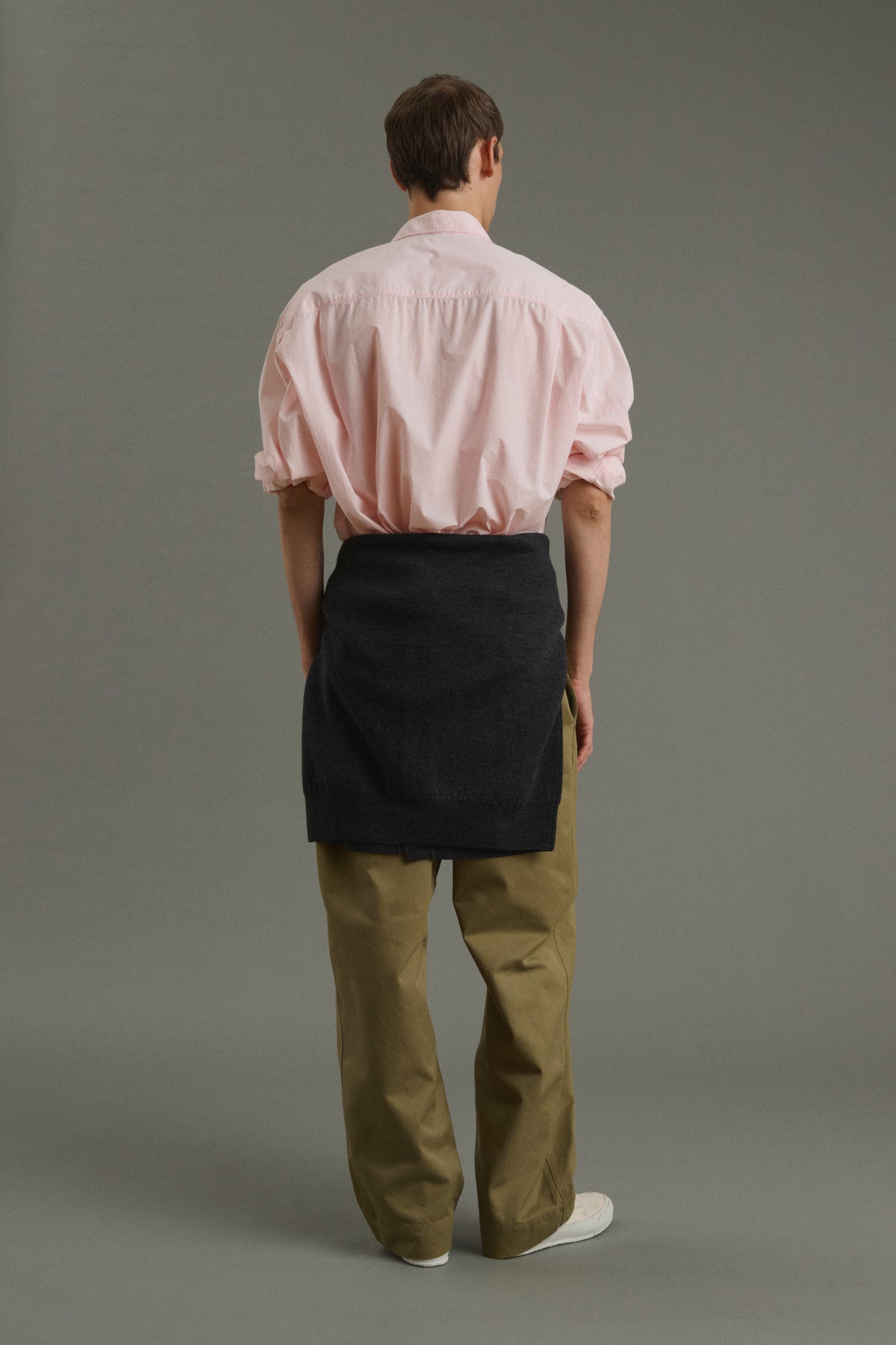 Shirt Isaac - Pale Pink - Cotton - Men vue 4