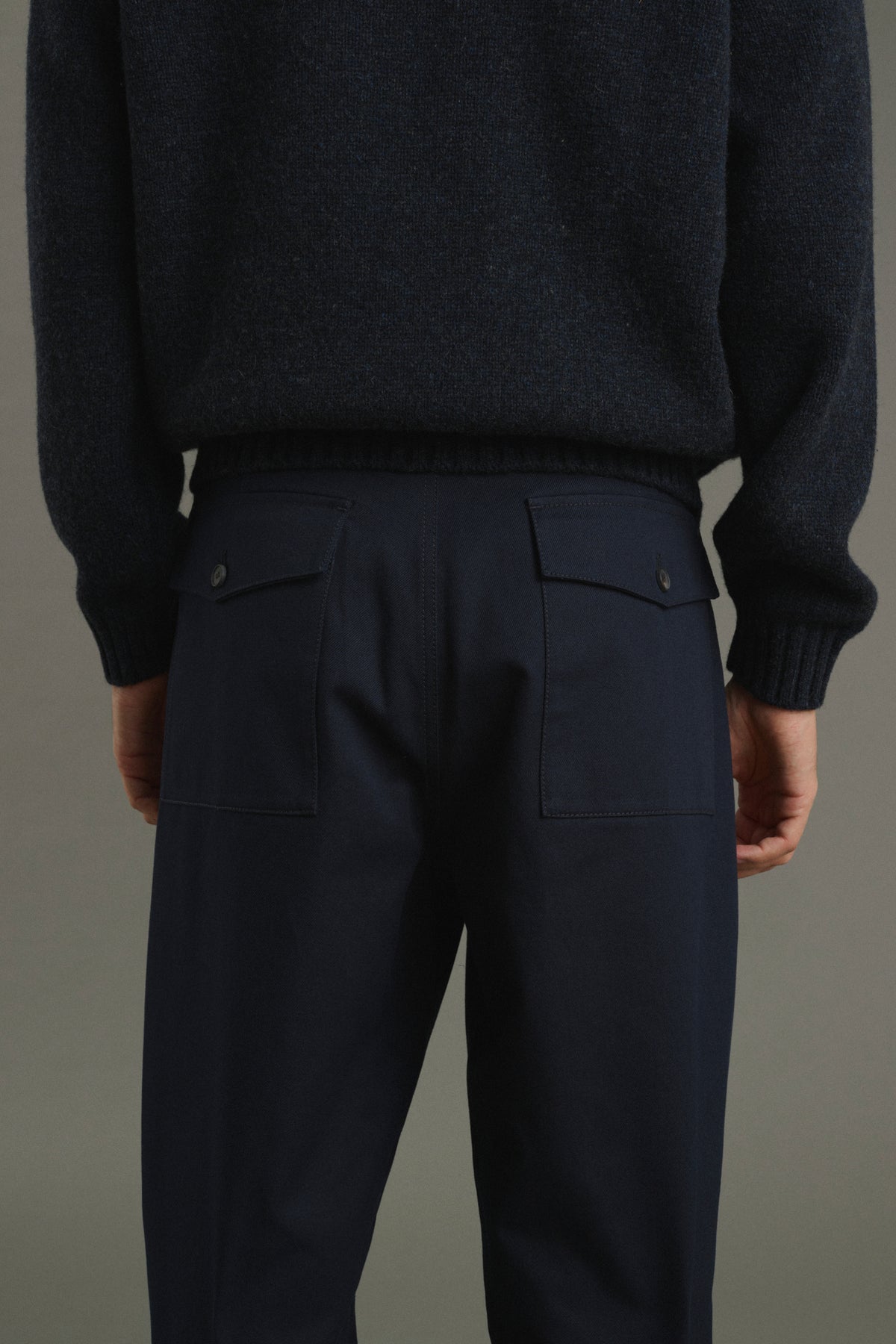 Trousers Chet - Navy - Cotton - Men vue 5