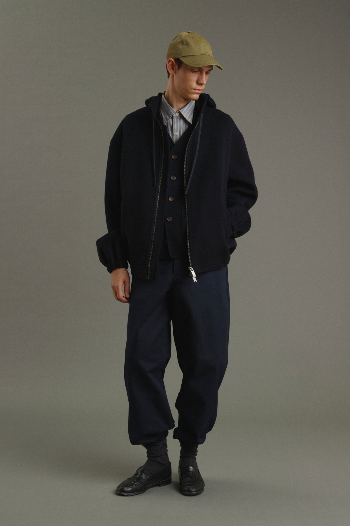 Jacket Max - Deep Navy - Double-Faced - Men vue 1