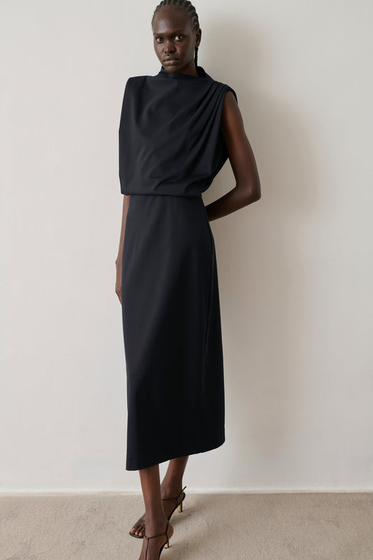 Robe Gemma - Noir - Coton - Femme