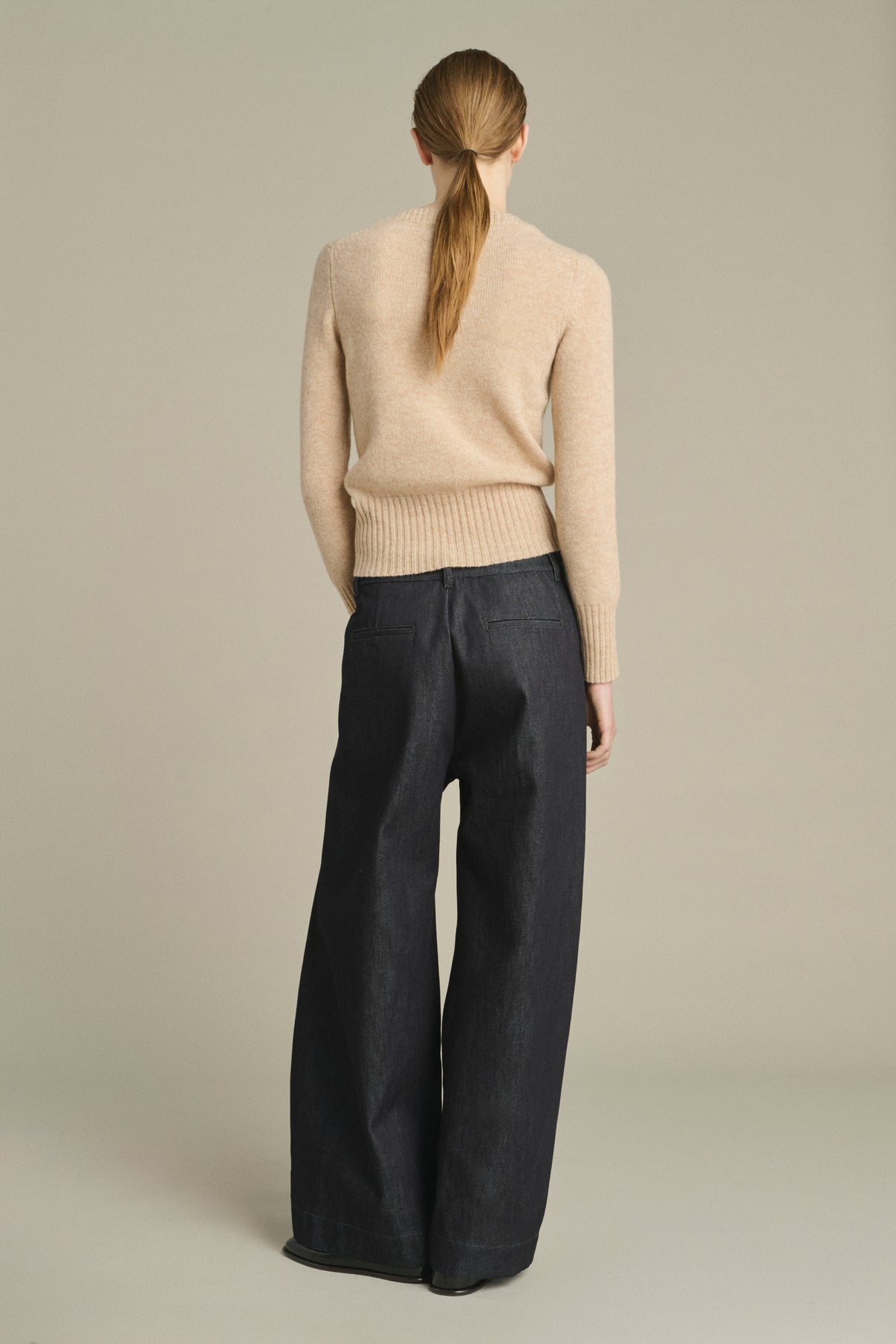 Pullover Gipsy - Ecru Marl - Merino Wool - Women vue 2