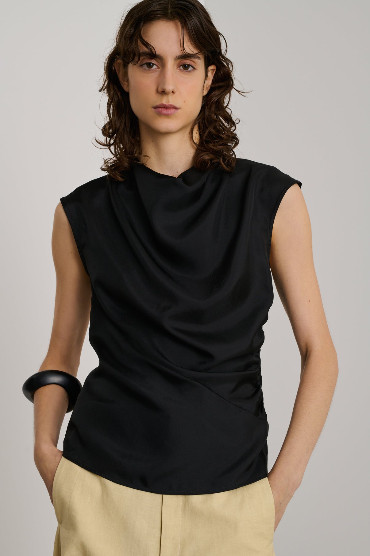 Blouse Eclat - Noir - Femme vue 1