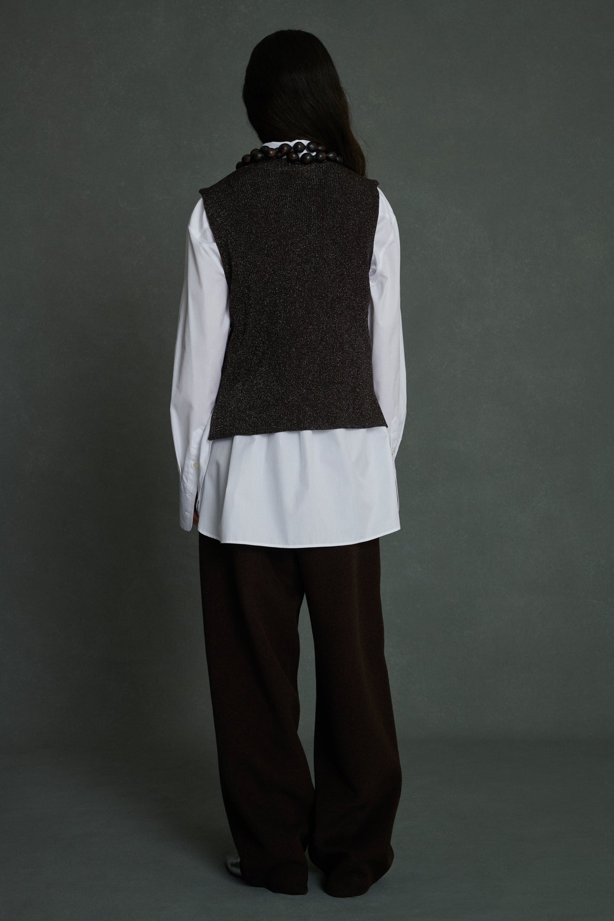 PULLOVER VIDA BROWN/SILVER vue 4