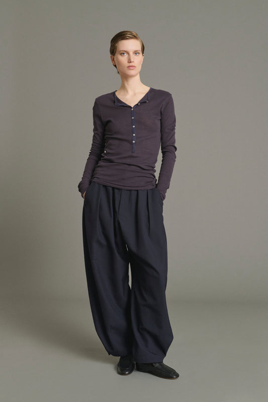 T-shirt Isabella - Brown Red/Dark Purple - Cotton - Women
