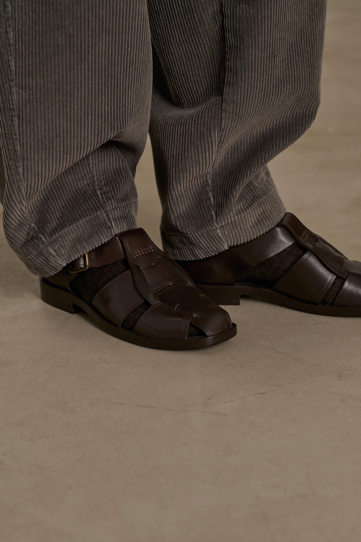 Velika Sandals - Brown - Leather - Women vue 2