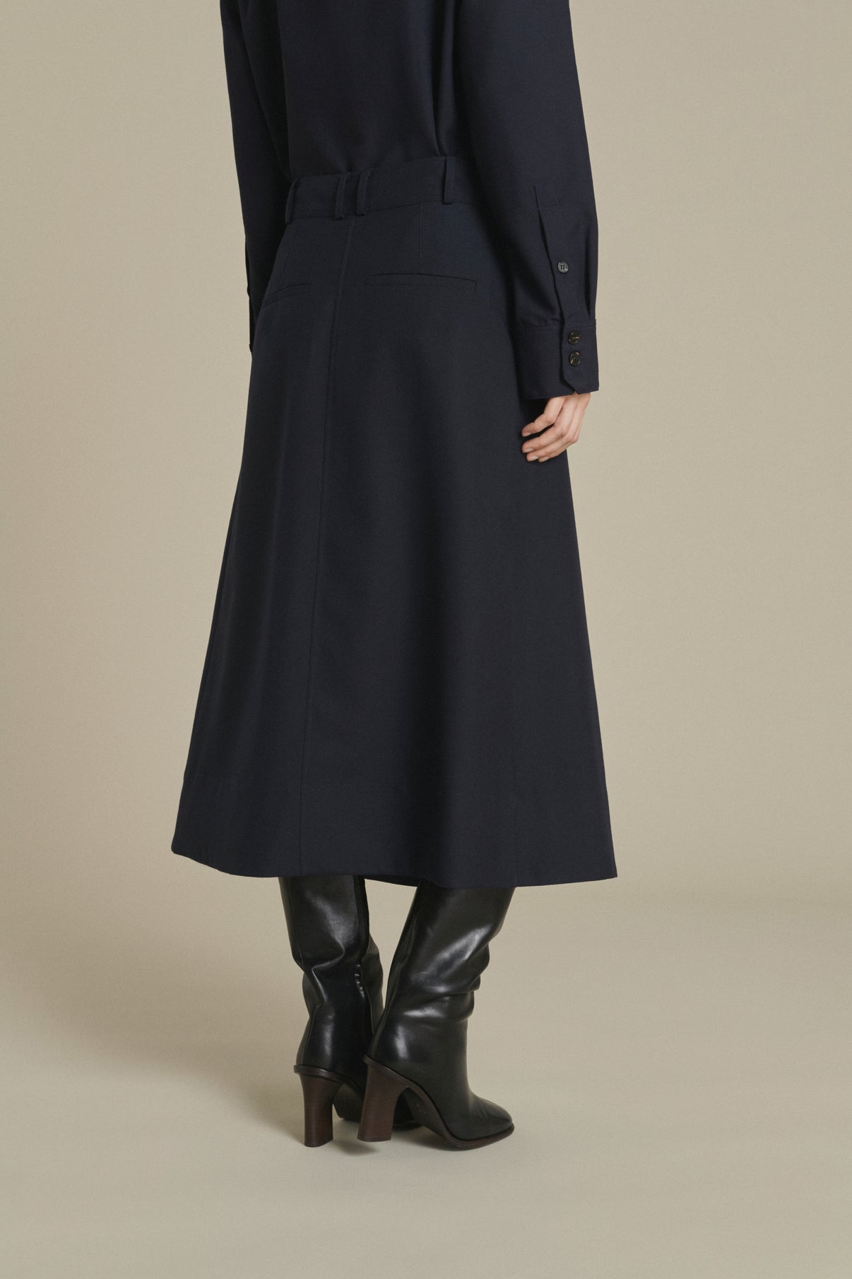 Skirt Varna - Midnight Blue - Women vue 4