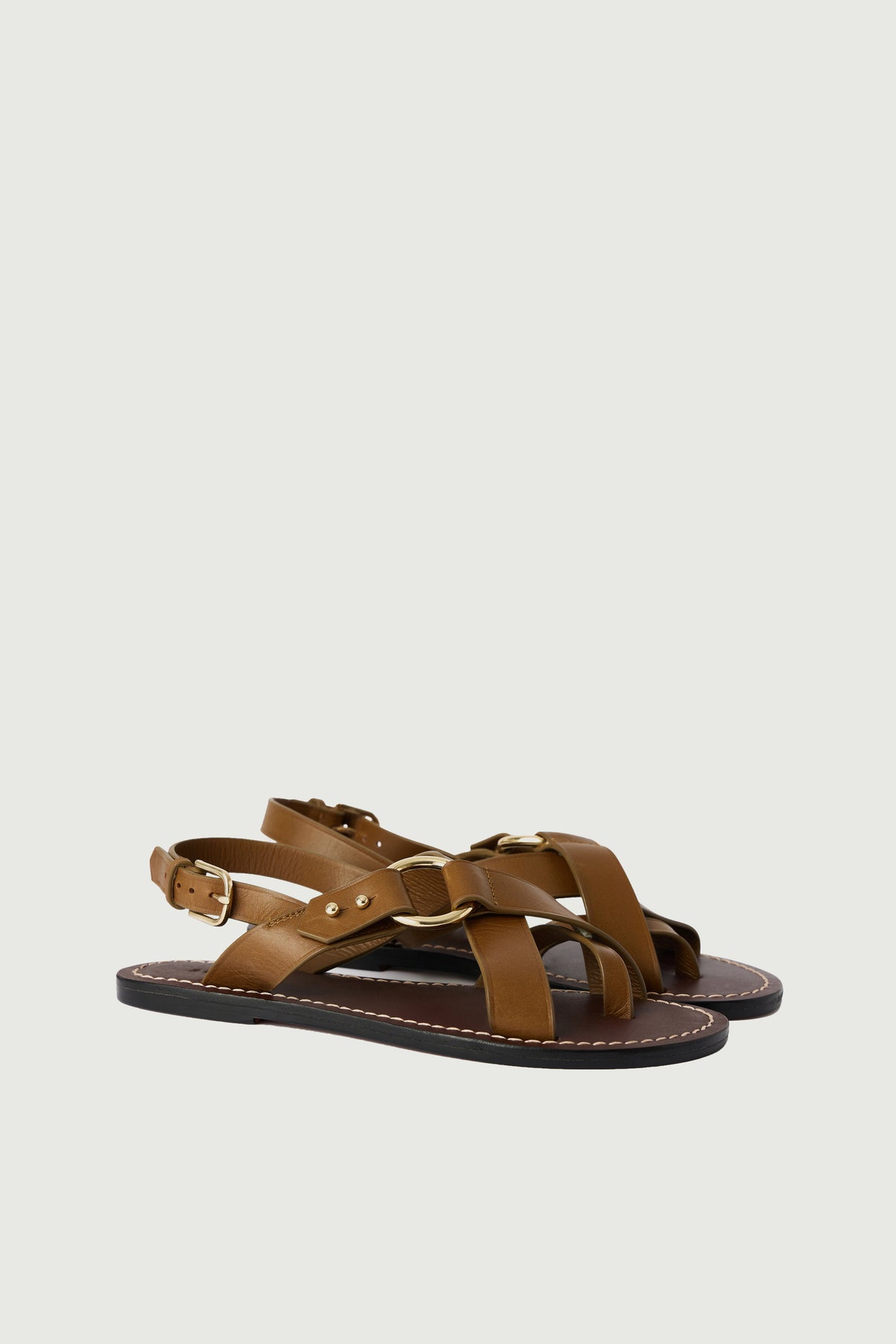 Sandales Florence - Bronze - Cuir - Femme vue 2