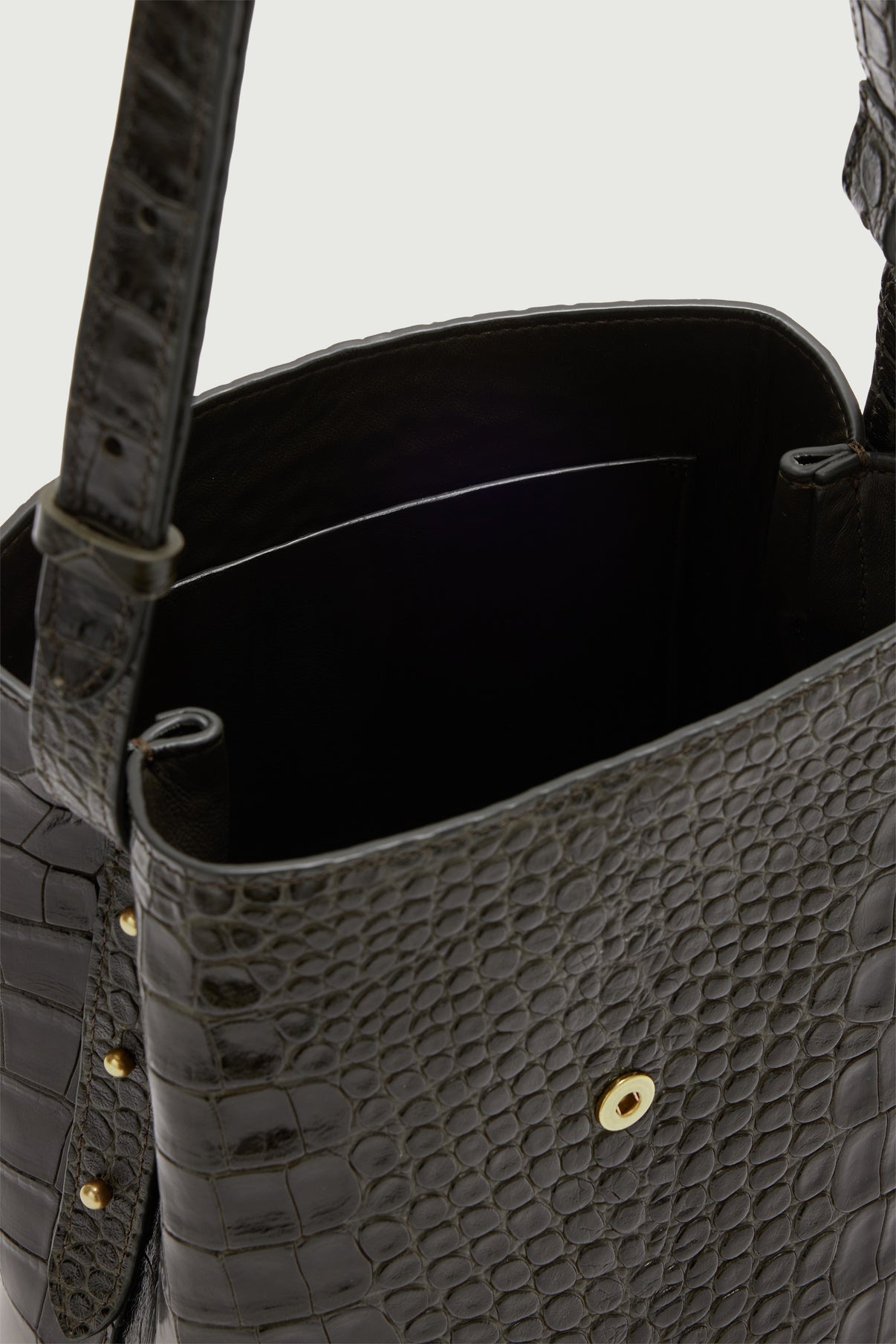 Bello Mini bag – Olive Green – Leather – Women vue 6