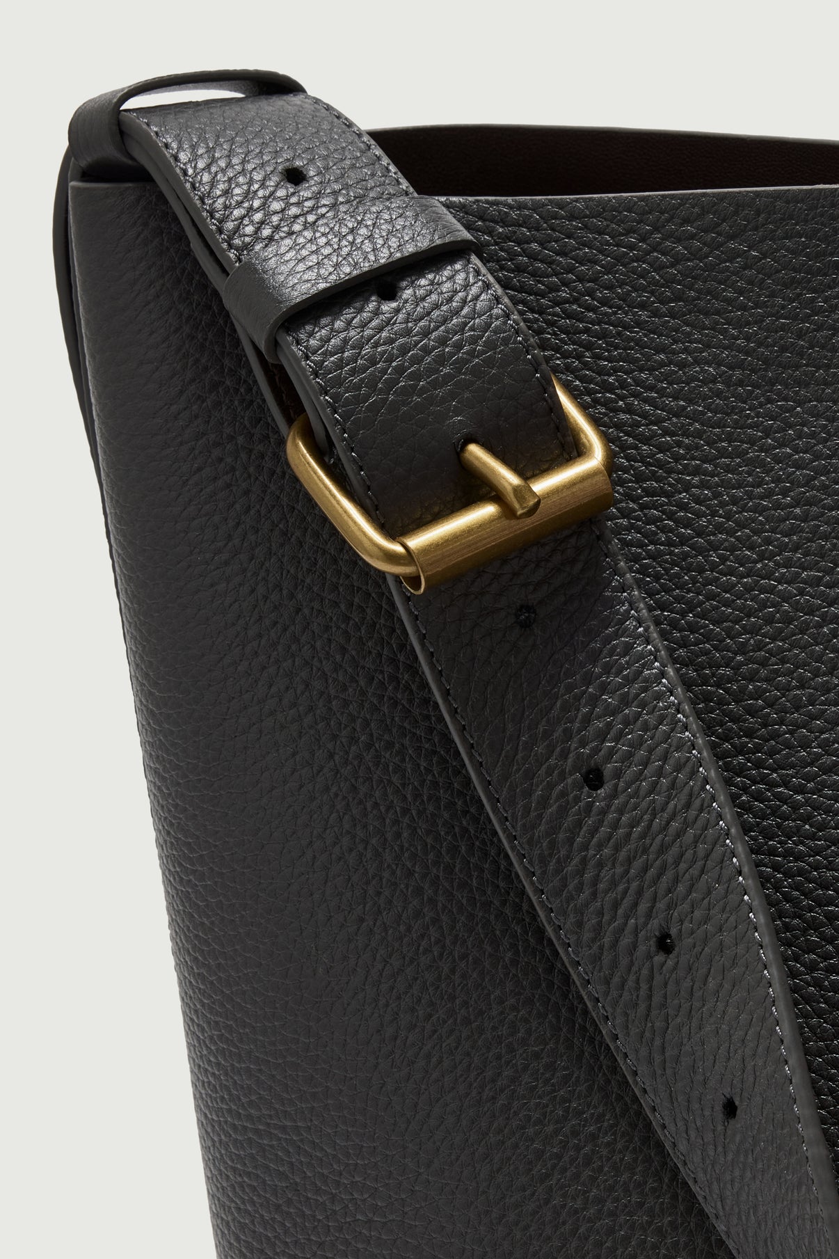 Saudade bag – Steel – Leather – Women vue 3